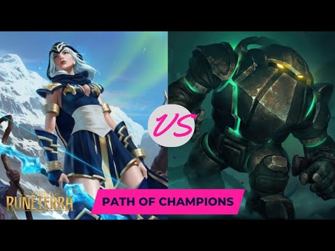 THE TITAN OF THE DEPTHS - (Lvl 10) ASHE vs NAUTILUS | Path of Champions | LoR
