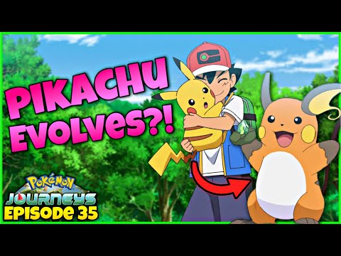 ASH'S PIKACHU EVOLVES INTO RAICHU?!? | Pokémon (2019) Journeys Episode 35 Review & Discussion