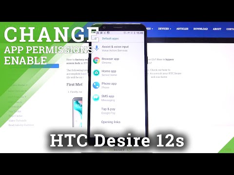 How to Manage App Permissions in HTC Desire 12s – Decide to Allow/Deny Access