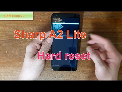 How To Hard Reset Sharp A2 Lite Pattern Lock.