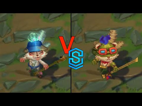 Spirit Blossom Springs Teemo VS Classic Teemo