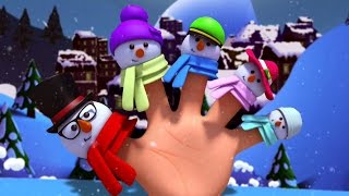 famille doigt bonhommes de neige | Chanson de Noël | Snowman Finger Family | Xmas Rhyme For Kids