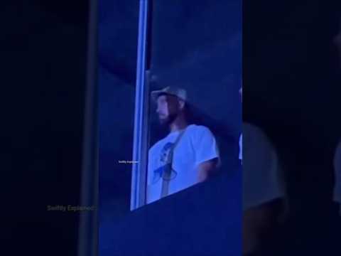 The exact moment Travis Kelce fell in love with Taylor swift at his first eras tour show Kansas City