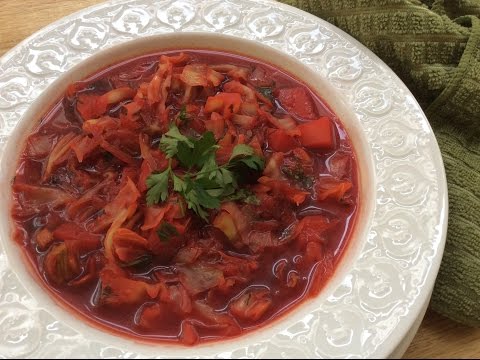 BORSCHT SOUP RECIPE - Traditional Slavic Dish