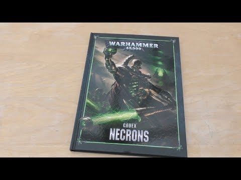 Necrons Codex - First Look (WH40K)