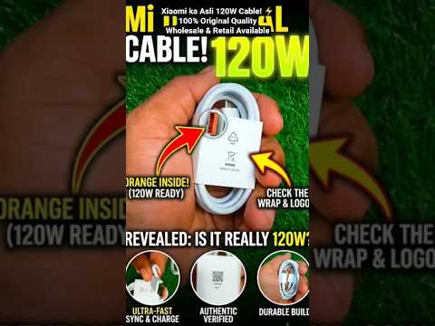 Xiaomi 120W Original Type-C HyperCharge Cable