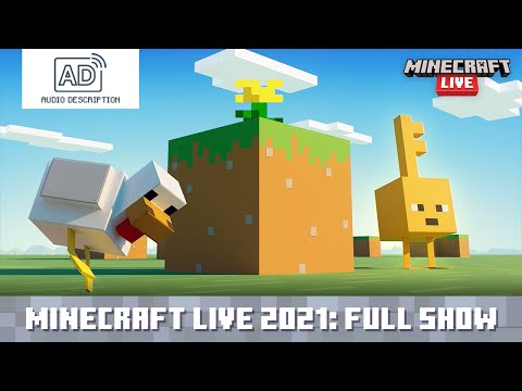 [AUDIO DESCRIPTION] Minecraft Live 2021