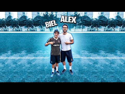 DESAFIANDO JOGADORES COM ALEX FELIPE ( CORINTHIANS) | 3 EM 1 - DESAFIO DE FUTEBOL