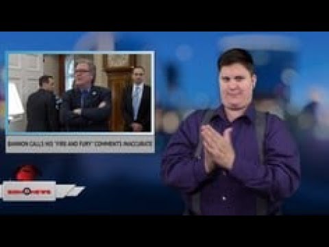 Bannon calls his “Fire and Fury” comments inaccurate (ASL - 1.7.18)