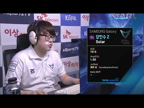 [SPL2015] Solar(SAMSUNG) vs ByuL(CJ) Set2 Iron Fortress -EsportsTV, Starcraft 2