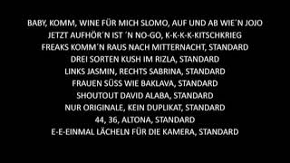 STANDARD| Lyrics KITSCHKRIEG FEAT. TRETTMANN, GRINGO , UFO 361&amp; GZUZ