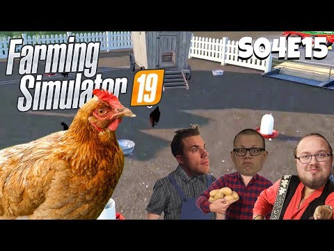 SKAFFAR HÖNS | Farming Simulator 19 med Ufosxm, figgehn & Acai | S04E15
