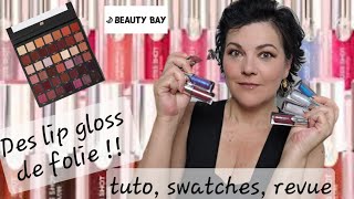 GLOSS SHOTS WYCON (revue, swatches) Mieux que les 3D hydra gloss ? #halo #grwm #swatches