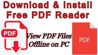 Free PDF Reader for Windows PC  View PDF files off