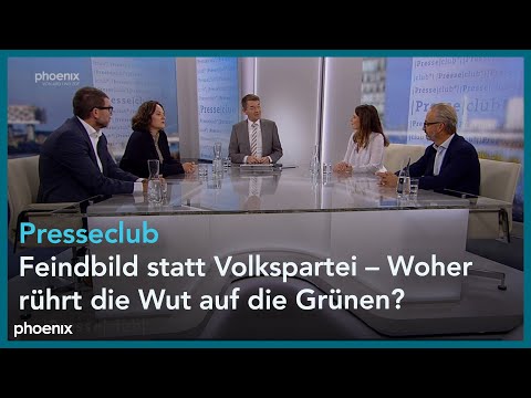 Presseclub: Feindbild statt Volkspartei – Woher rührt die Wut auf die Grünen?