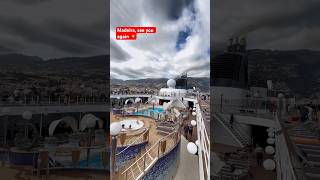 Fantastic view of Madeira from a cruise ship!