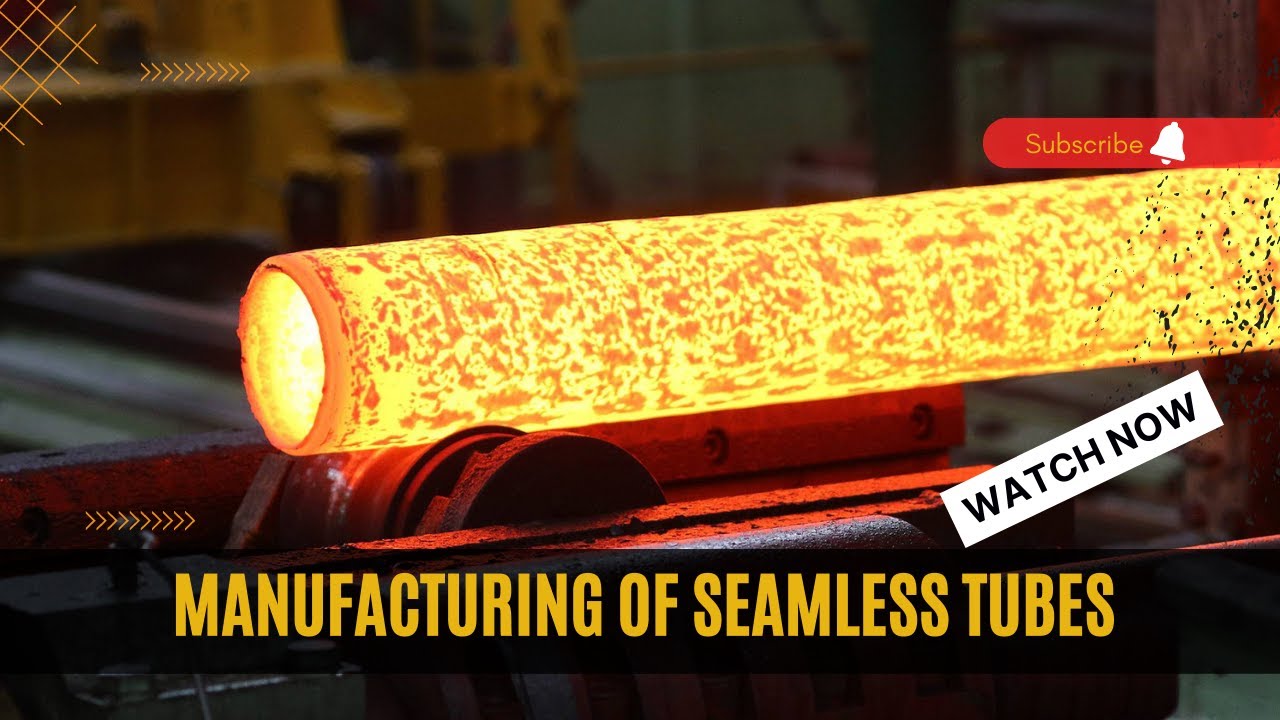 Manufacturing of steel tubes from billets to seamless tubes  #machines #process