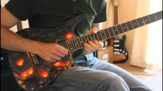 Scarified cover on Molten Lava Guitar