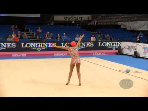 Varvara FILIOU (GRE) 2015 Rhythmic Worlds Stuttgart - Qualifications Ball