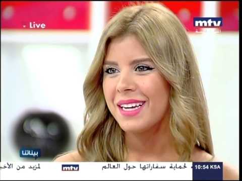 Christelle El Hindi - A live Interview on Mtv: Baynetna