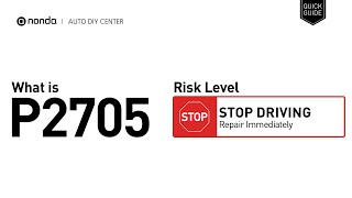 dtc p2705 interpretation