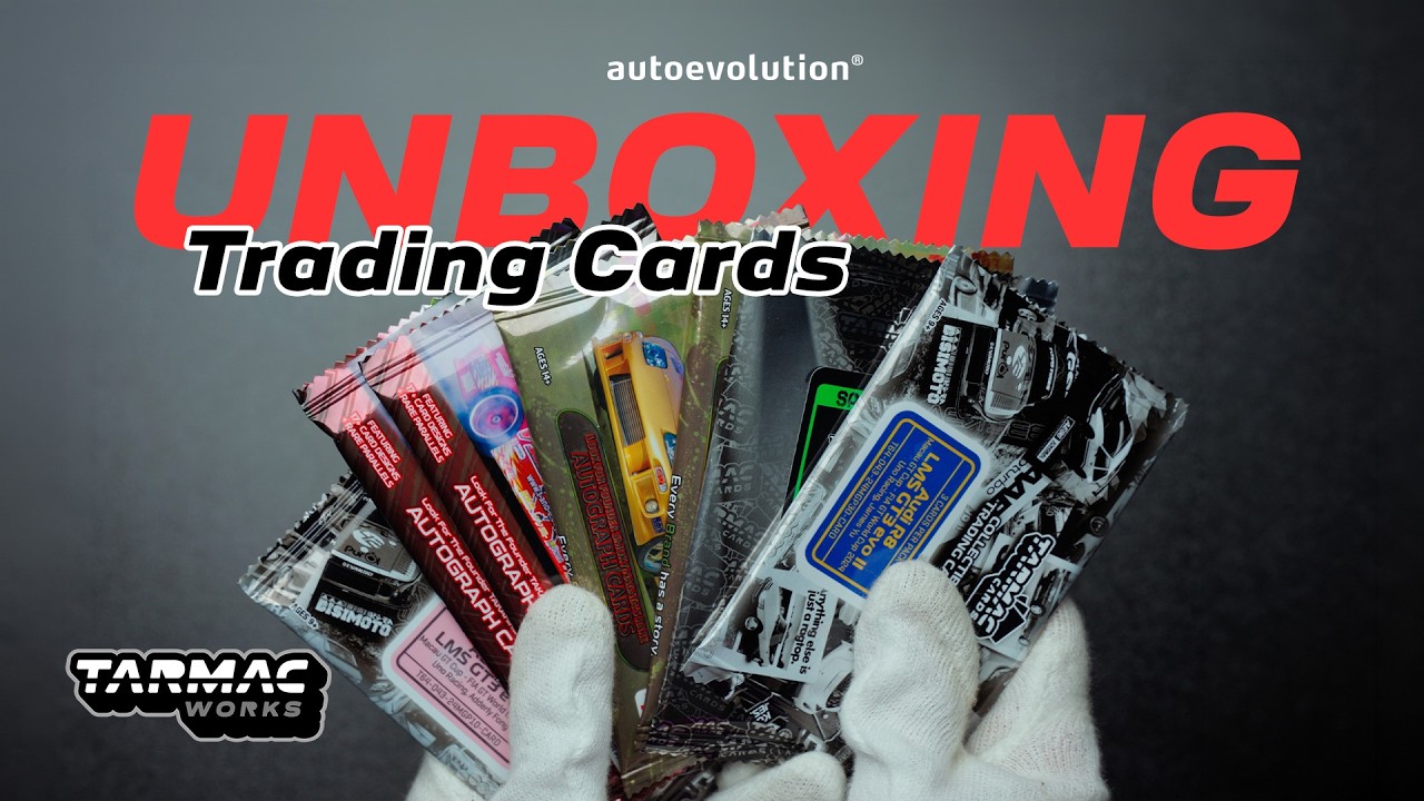 Unboxing: Tarmac Works car trading cards showcase