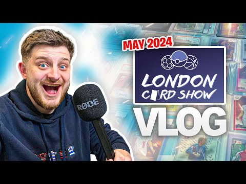 BUYING, SELLING & TRADING at the LONDON CARD SHOW! (May 2024 Vlog!)