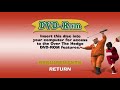 Over The Hedge DVD Menu Walkthrough