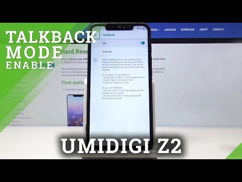 How to Turn On / Off Talkback on UMIDIGI Z2