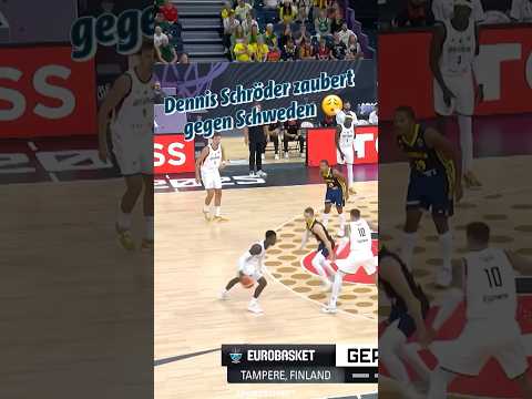 Dennis Schröder zaubert gegen Schweden ✨ | Sportschau #shorts