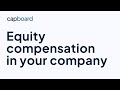 ESOP / Equity compensation in 3 steps