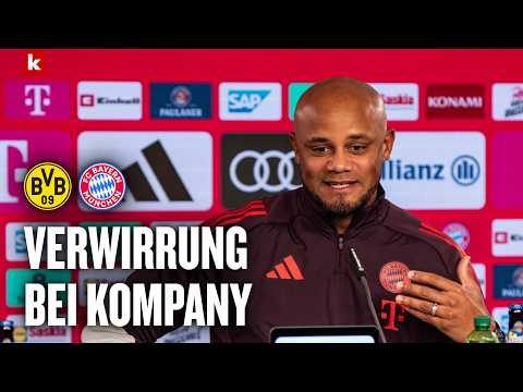 Verwirrende Frage sorgt für Lacher bei Kompany: "Weiß nicht, was ich nicht weiß" | BVB - FC Bayern