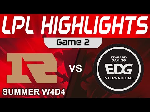 RNG vs EDG Highlights Game 2 LPL Summer Season 2023 W4D4 Royal Never Give Up vs EDward Gaming