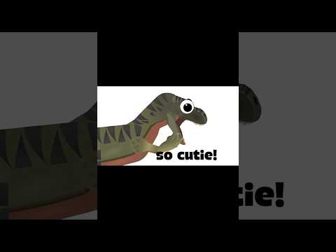 The sound that a Baby T-Rex could've made..🥹 so cutie!