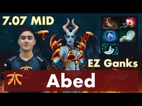 Abed Queen Of Pain MID | EZ Ganks | 7.07 Update Patch Dota 2 Gameplay Pro MMR