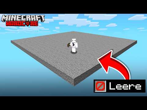 Ich habe in der LEERE in Minecraft Hardcore überlebt!