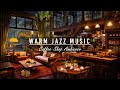 Slow Jazz Music in Cozy Coffee Shop Ambience | Rain Sounds for Working, Studying & Relaxing