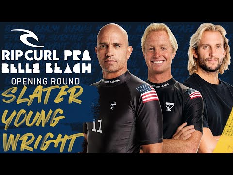 Slater, Young, O. Wright | Rip Curl Pro Bells Beach Opening Round Heat Replay