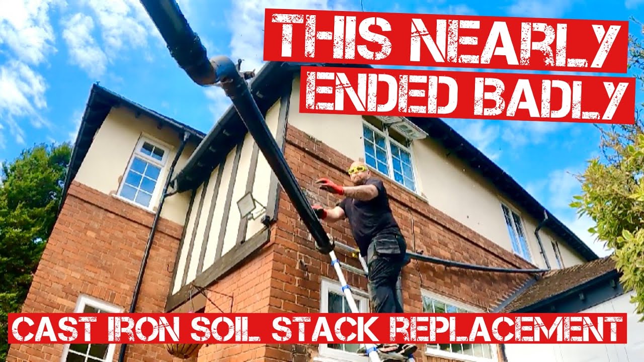 CAST IRON SOIL PIPE REPLACEMENT | Bathroom renovation No 2 is well underway
