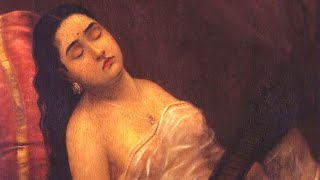 Sleeping Beauty of Urvasi by Raja Ravi Varma 