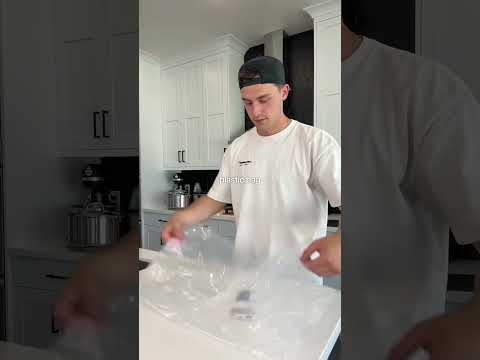 Cleaning the cheese wheel