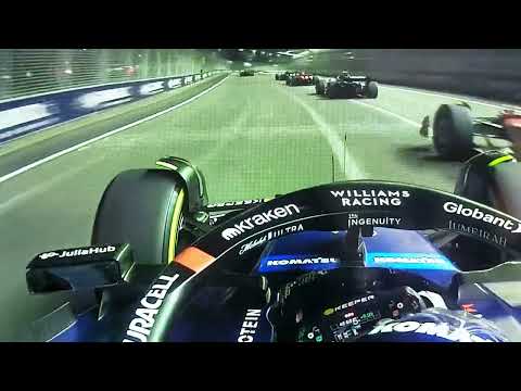 Largada Franco Colapinto On Board Gp Singapur 2024