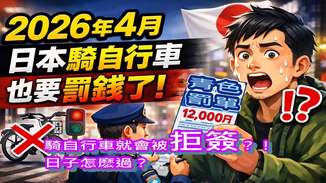 4月開始 平時經常騎自行車的在日華人都將更新不出簽證，掃地出門？