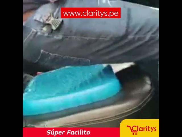 Vídeo relacionado con Brandsseller - Cojín en forma de cuña para silla, asiento de coche, silla de oficina (38 x 38 x 8/2 cm), algodón, Negro , 38 cm x 38 x 8/2 cm