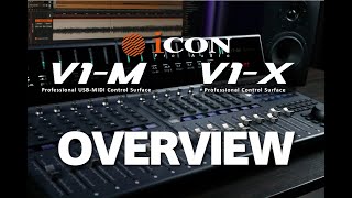 Video thumbnail for V1-M DAW Controller & V1-X DAW Control Expander Overview by Icon Pro Audio