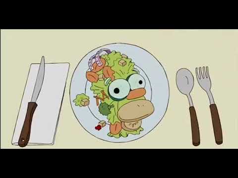 The Simpsons - Restaurant Couch Gag