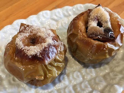 Maçãs assadas ao vinho