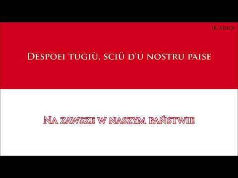 Hymn Monako (MONE/PL słowa) - Anthem of Monaco (Polish)