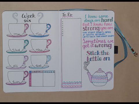 Bullet Journal Weekly Page Setup ✽ Stick The Kettle On ✽