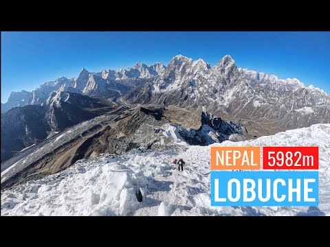 Lobuche East Peak - Touching 6'000 meters near Mount Everest in the Khumbu region of Nepal
